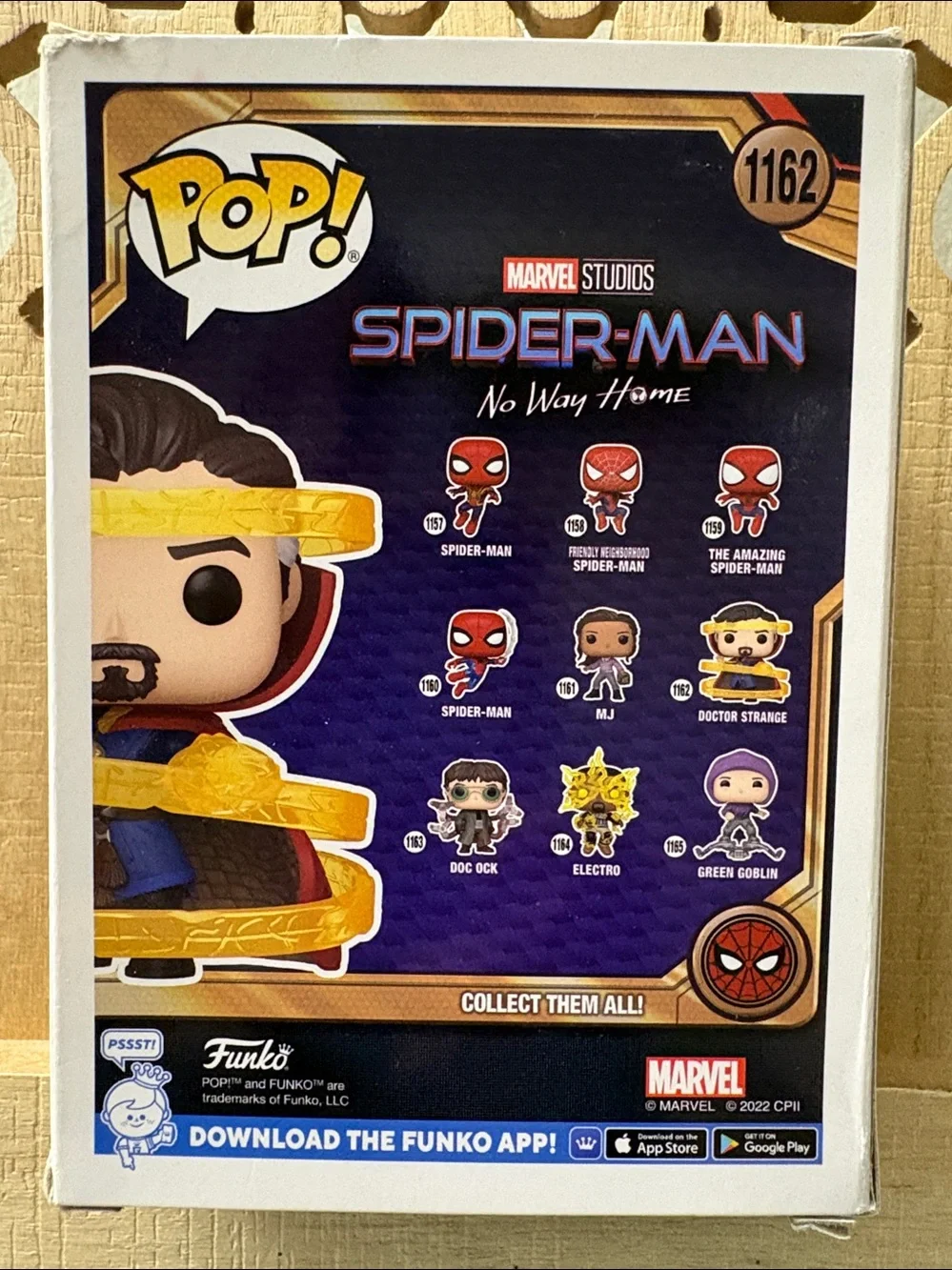 Funko Doctor Strange Pop! Figure with Yellow Magical Effects